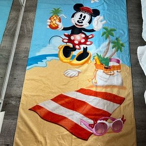 Minnie Mouse beach Towel